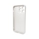 Чохол для смартфона AG Glass Matt Frame Color Logo for Apple iPhone 14 Pro Max Pearly White