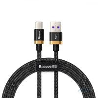 Кабель Baseus HW Flash Charge Cable USB For Type-C 40W 1m Gold+Black