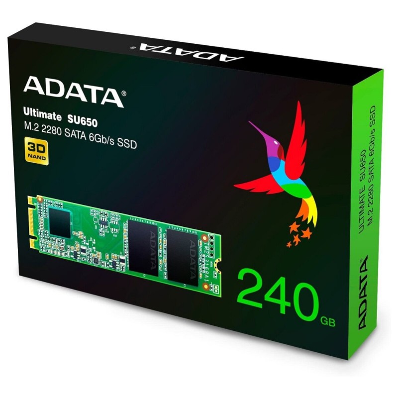 SSD M.2 ADATA Ultimate SU650 240GB 2280 SATAIII 3D Nand Read/Write: 550/510 MB/sec