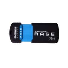 Flash Patriot USB 3.1 Supersonic Raget XT 32GB (R-180Mb/s, W-50Mb/s)  Black