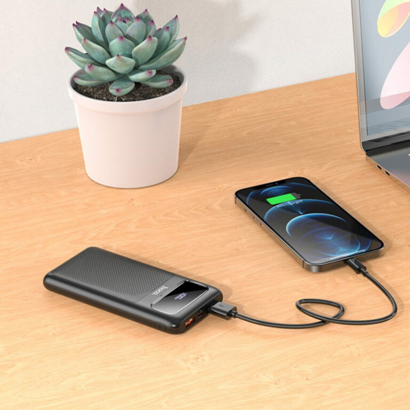 Зовнішній акумулятор HOCO J81 Fast Way 22.5W fully compatible power bank(10000mAh) Black