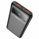 Зовнішній акумулятор HOCO J81 Fast Way 22.5W fully compatible power bank(10000mAh) Black