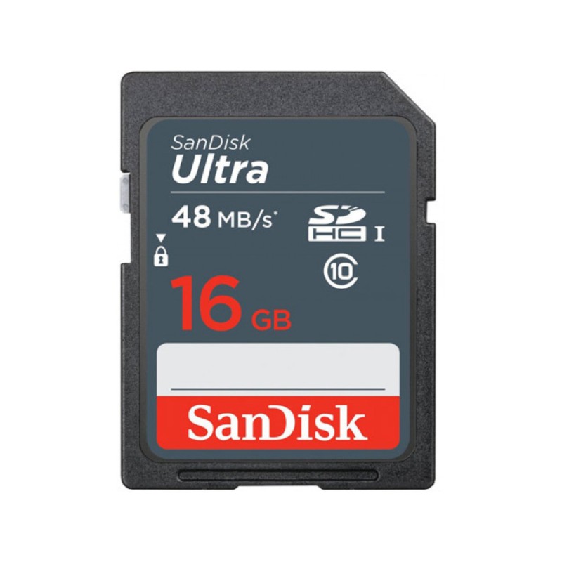 SDHC (UHS-1) SanDisk Ultra 16GB (80MB/s)