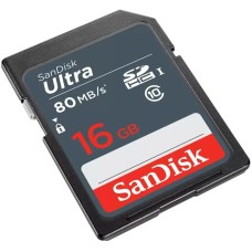 SDHC (UHS-1) SanDisk Ultra 16GB (80MB/s)