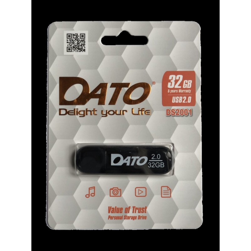 Flash DATO USB 2.0 DS2001 32Gb black