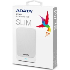 PHD External 2.5'' ADATA USB 3.2 Gen. 1 HV320 2TB Slim White