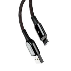 Кабель Baseus X-type Light Cable For Lightning 2.4A 1m Black