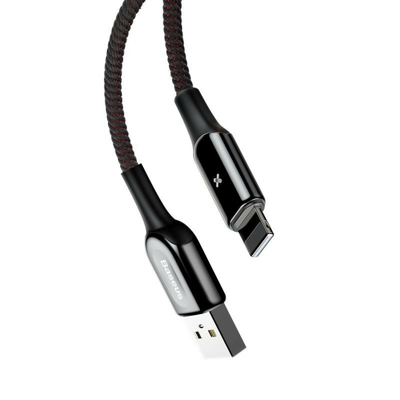 Кабель Baseus X-type Light Cable For Lightning 2.4A 1m Black