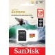 microSDXC (UHS-1 U3) SanDisk Extreme Action 128Gb class 10  A2 V30 (R160MB/s) (adapter SD)
