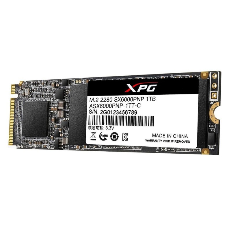 SSD M.2 ADATA XPG SX6000 Pro 1TB 2280 PCIe 3.0x4 NVMe 3D Nand Read/Write: 2100/1500 MB/sec