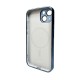 Чохол для смартфона AG Glass Sapphire Frame MagSafe Logo for Apple iPhone 15 Sierra Blue