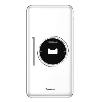 Зовнішній акумулятор Baseus Simbo Smart Power Bank 10000mAh White