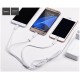 Кабель HOCO X1 USB to iP+Type-C+Micro 2.1A, 1m, PVC, PVC connectors, White