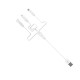 Кабель HOCO X1 USB to iP+Type-C+Micro 2.1A, 1m, PVC, PVC connectors, White