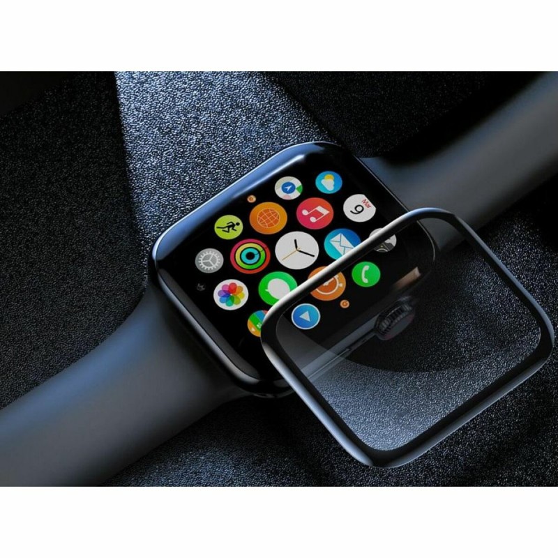 Захисне скло Baseus 0.23mm curved-screen tempered glass screen protector 38mm for AP Watch Black