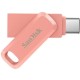 Flash SanDisk USB 3.1 Ultra Dual Go Type-C 128Gb (150 Mb/s) Peach