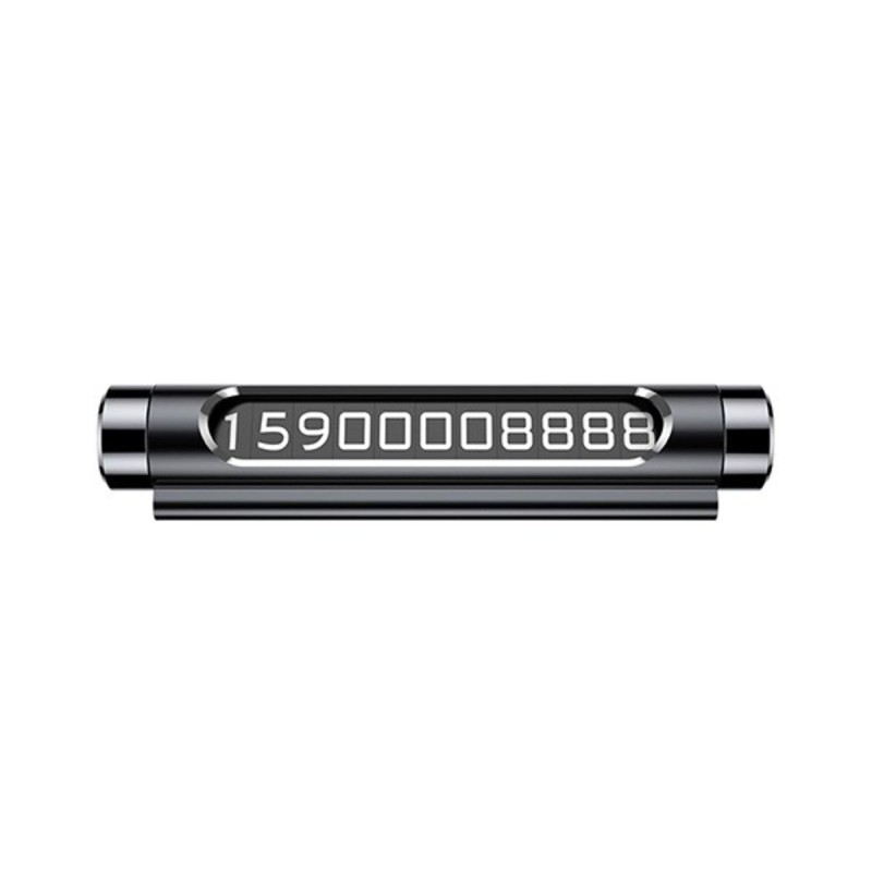 Паркувальна карта Baseus All Metal Temporary Parking Number Plate(dual-number version)Black