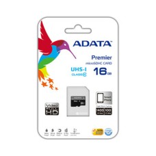 microSDHC (UHS-1) A-DATA Premier 16Gb Class 10 (R-80Mb/s)