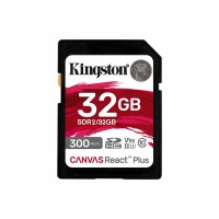 SDHC (UHS-II U3) Kingston Canvas React Plus 32Gb class 10 V90 (R-300MB/s)