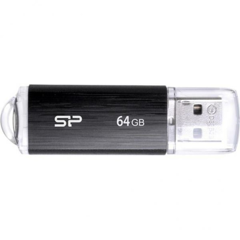 Flash SiliconPower USB 2.0 Ultima U02 64Gb Black