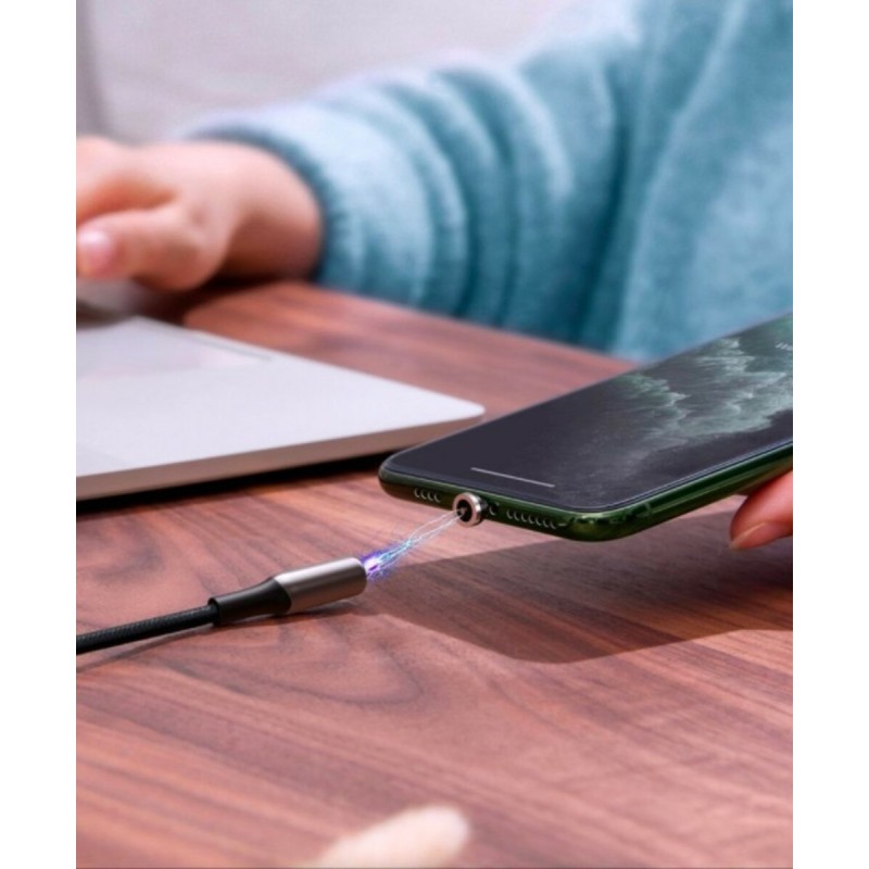 Кабель Baseus Zinc Magnetic Cable USB For Micro 2A 1m(Charging)Black