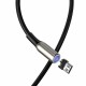 Кабель Baseus Zinc Magnetic Cable USB For Micro 2A 1m(Charging)Black
