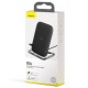 БЗП Baseus Rib Horizontal and Vertical Holder Wireless Charging 15W Black