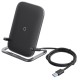 БЗП Baseus Rib Horizontal and Vertical Holder Wireless Charging 15W Black