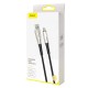 Кабель Baseus Waterdrop Cable USB For Micro 4A 1m Black