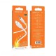 Аудiо-кабель BOROFONE BL18 iP silicone digital audio conversion cable White