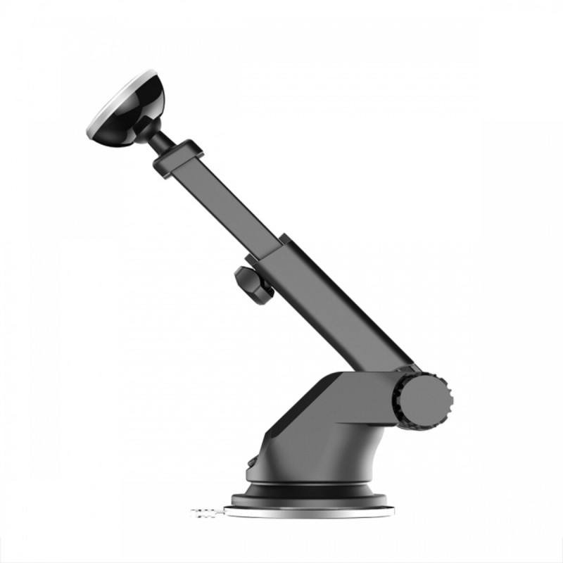 Тримач для мобiльного Baseus Solid Series Telescopic Magnetic Car Mount Silver
