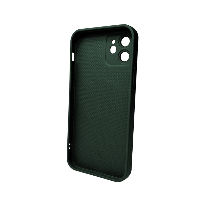 Чохол для смартфона AG Glass Matt Frame Color MagSafe Logo for Apple iPhone 12 Cangling Green