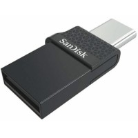 Flash SanDisk USB 2.0 Dual Type-C 128Gb Black