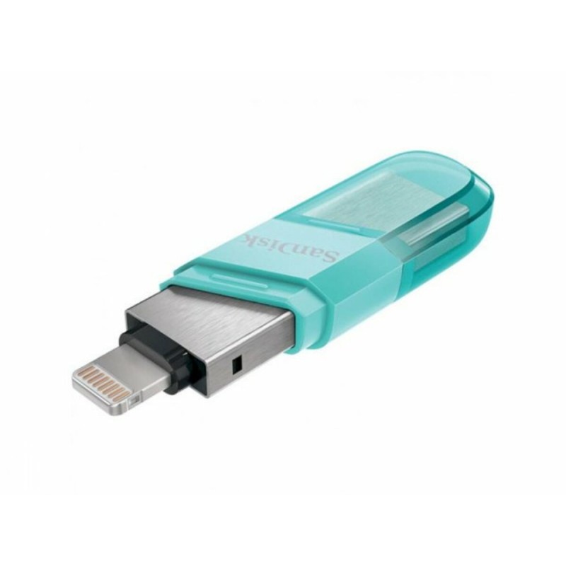 Flash SanDisk USB 3.1 iXpand Flip 128Gb Lightning Apple Ice Mint