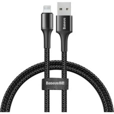 Кабель Baseus Halo Data Cable USB For IP 2.4A 0.5m Black