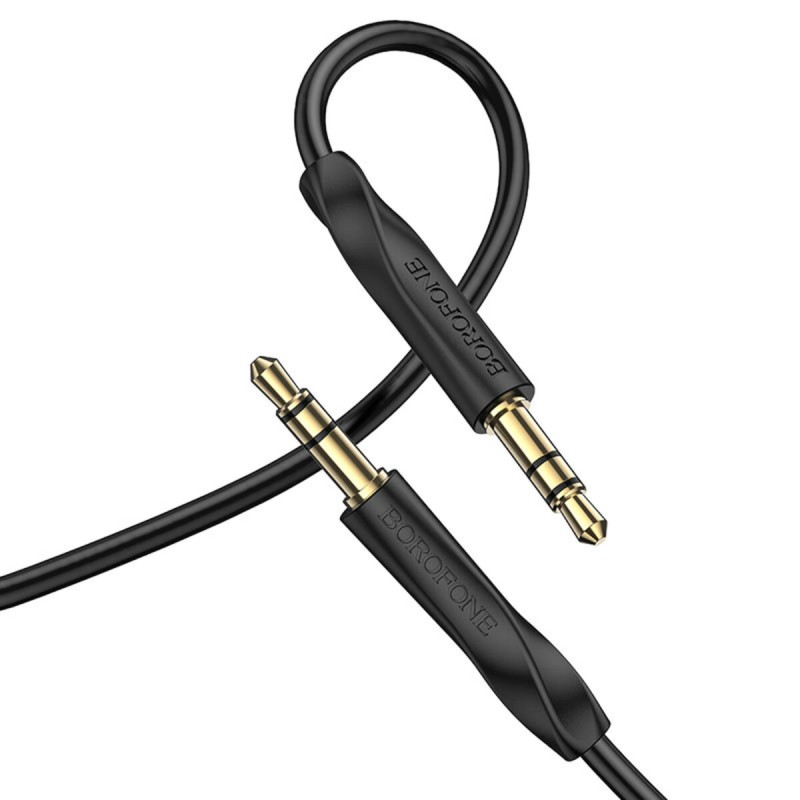 Аудiокабель BOROFONE BL16 Clear sound AUX audio cable Black