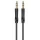 Аудiокабель BOROFONE BL16 Clear sound AUX audio cable Black