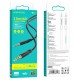 Аудiокабель BOROFONE BL16 Clear sound AUX audio cable Black