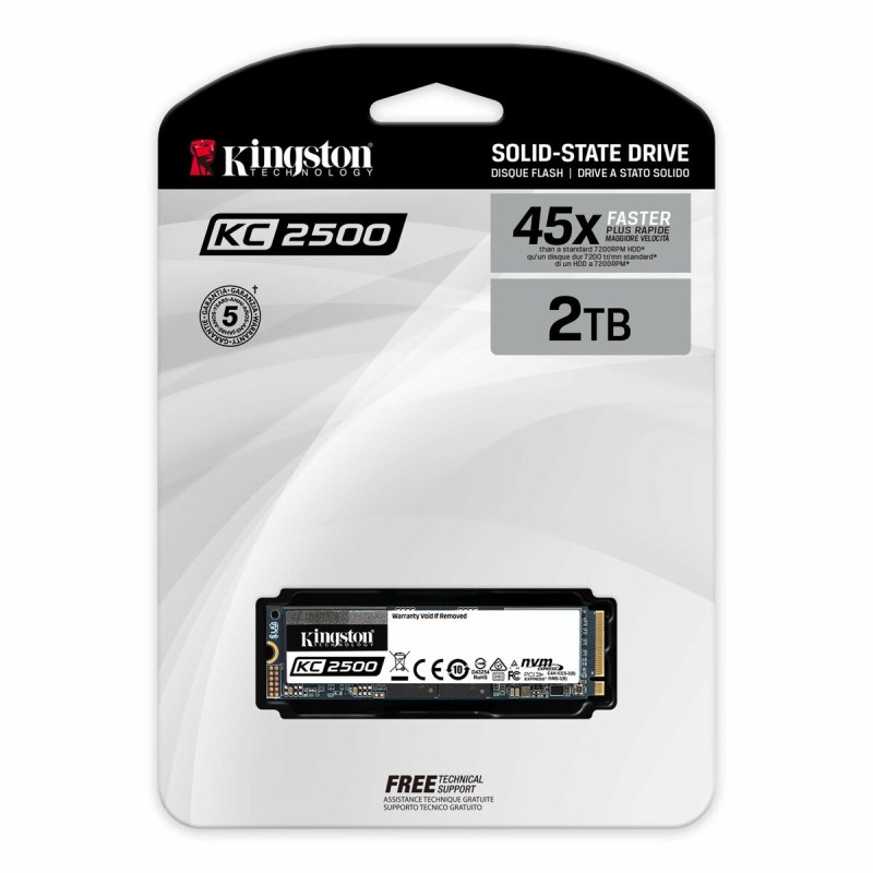 SSD M.2 Kingston KC2500 2000GB NVMe 2280 PCIe 3.0 x4 3D NAND TLC