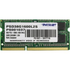 DDR3 Patriot SL 8GB 1600MHz CL11 1.35V SODIMM