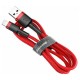 Кабель Baseus Cafule Cable USB For iP 2A 3m Red+Red