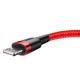 Кабель Baseus Cafule Cable USB For iP 2A 3m Red+Red