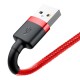 Кабель Baseus Cafule Cable USB For iP 2A 3m Red+Red