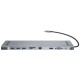 USB-Hub Baseus Enjoyment Series Type-C Notebook HUB Adapter (GrayPD/HDMI/VGA/RJ45/SD/USB*3/Adapter )