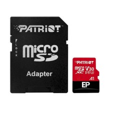 microSDXC (UHS-1 U3) Patriot EP Series 1Тb class 10 V30 (R-100MB/s, W-80MB/s) (adapter SD)