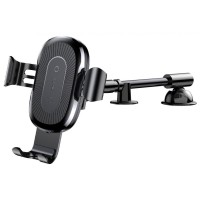 Тримач для мобiльного з БЗП Baseus Heukji Wireless Charger Holder Black