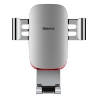 Тримач для мобiльного Baseus Metal Age Gravity Car Mount (CD Version) Silver