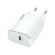 Мережевий зарядний пристрій Usams US-CC131 T39 PD Fast Charger 20W (EU) White