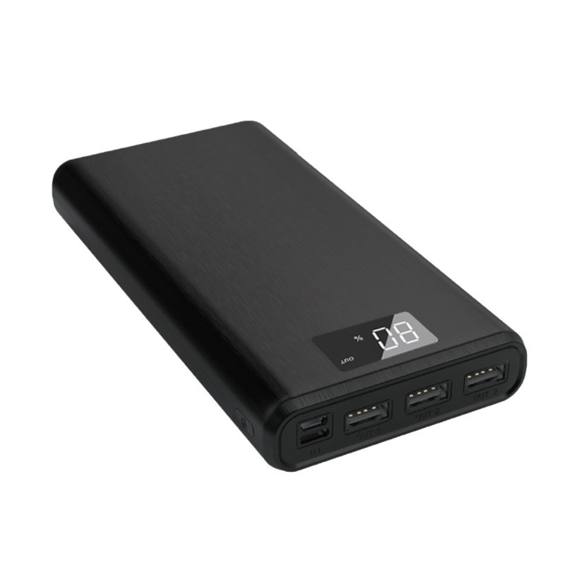Зовнішній акумулятор BOROFONE BT2D Fullpower, mobile power bank, 30000mAh 1A / 2A Black
