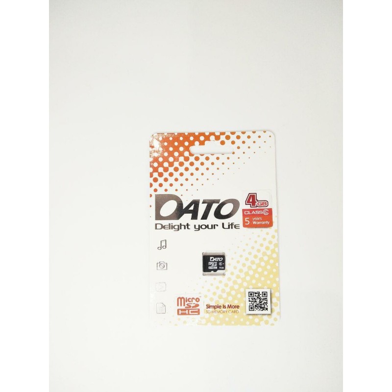 Карта памʼяті microSDHC DATO 4Gb class 6